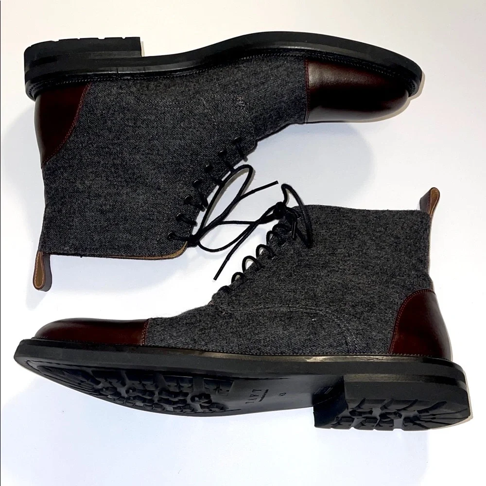 Taft The Jack Boot in Grey Oxblood